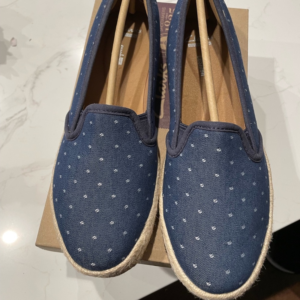 Clarks Wide size espadrille